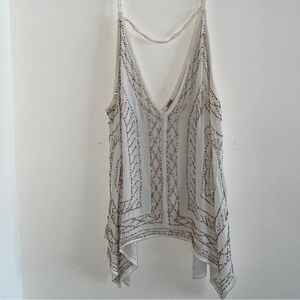 Free People beaded tank top